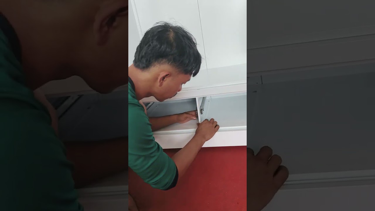 CASSANI (PINTU 4) 160CM. CARA MERAKIT LEMARI BESI MERK CASSANI PINTU 4 JUMBO 160CM. TUTORIAL PEMULA