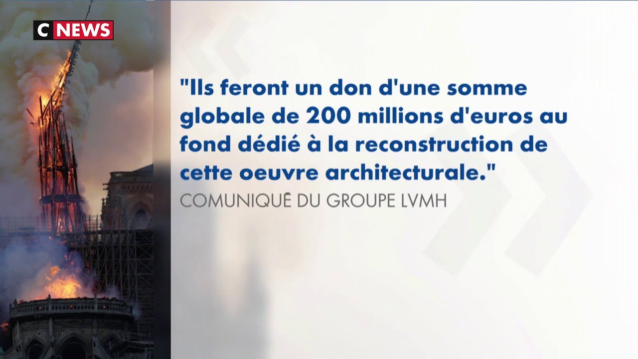 Incendie de Notre-Dame de Paris : vaste mobilisation pour participer à la reconstruction