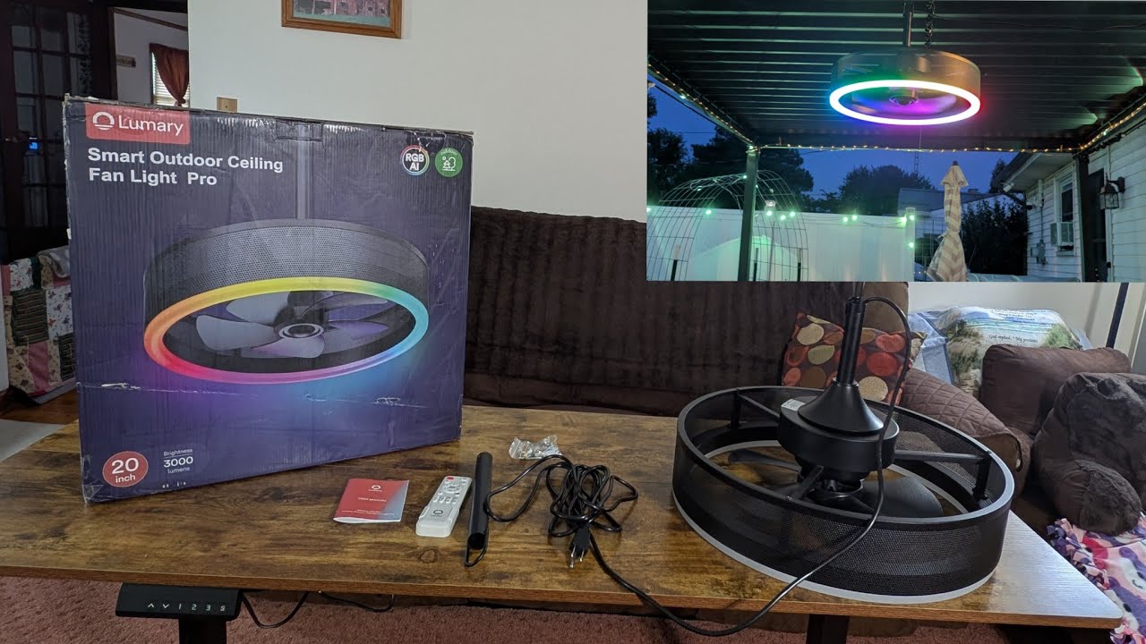 Lumary Smart Outdoor Ceiling Fan  Lights Pro Review 
