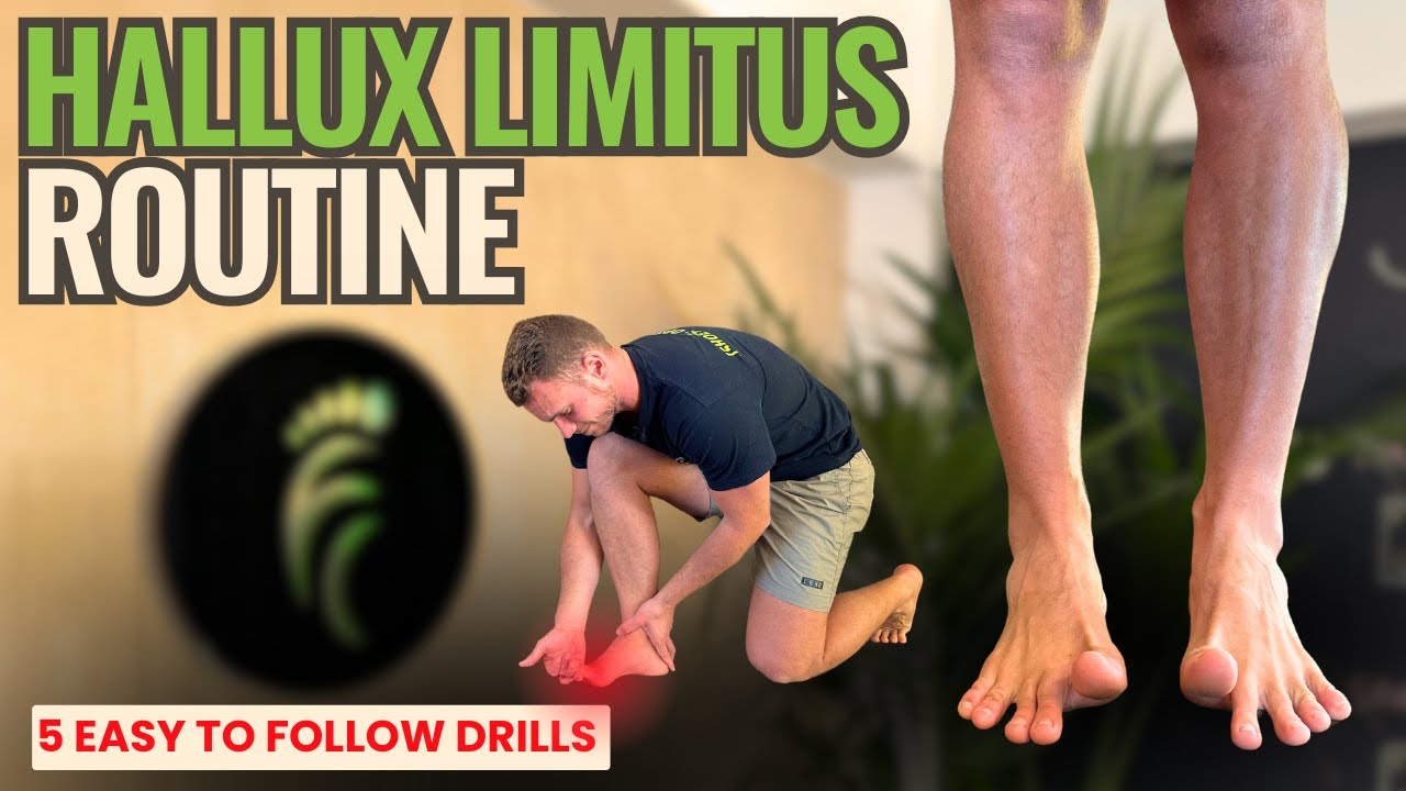 5-минутная программа упражнений для Hallux Limitus | 5 основных упражнений