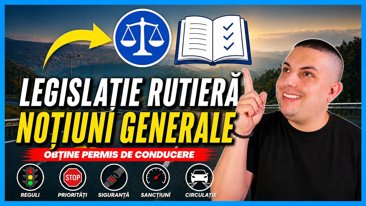 Legislația Rutieră - Noțiuni Generale - Explicate - Obține Permis 2024