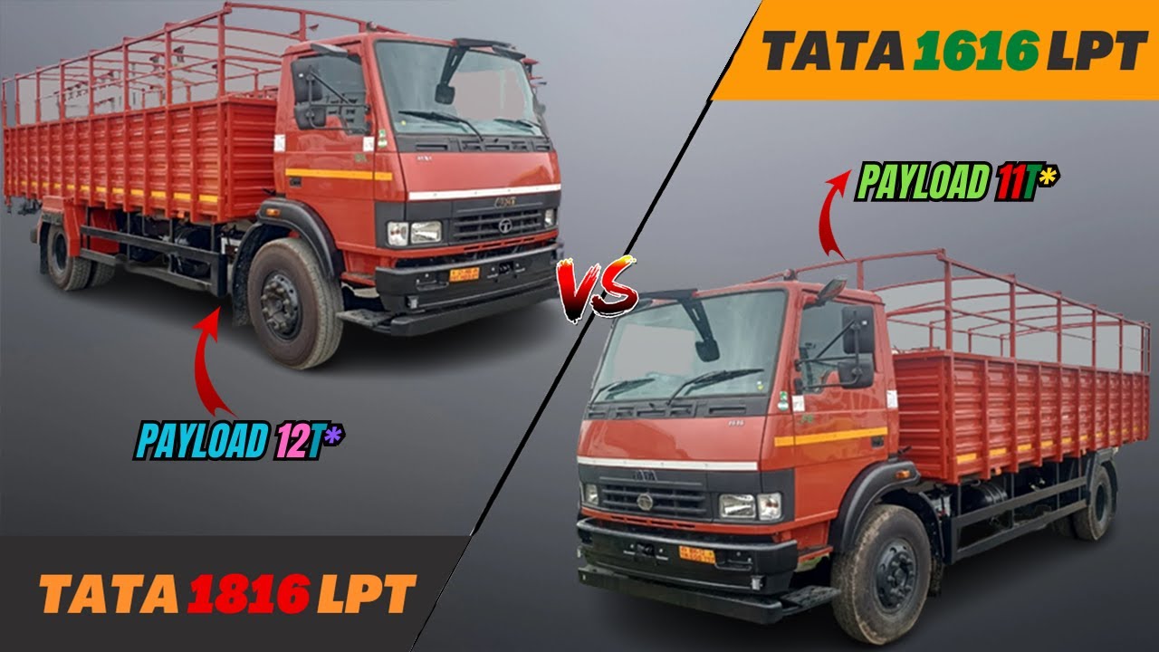 New Tata 1816 LPT  Vs New Tata 1616 LPT  - Comparison Of Price, Mileage & Specs 2023