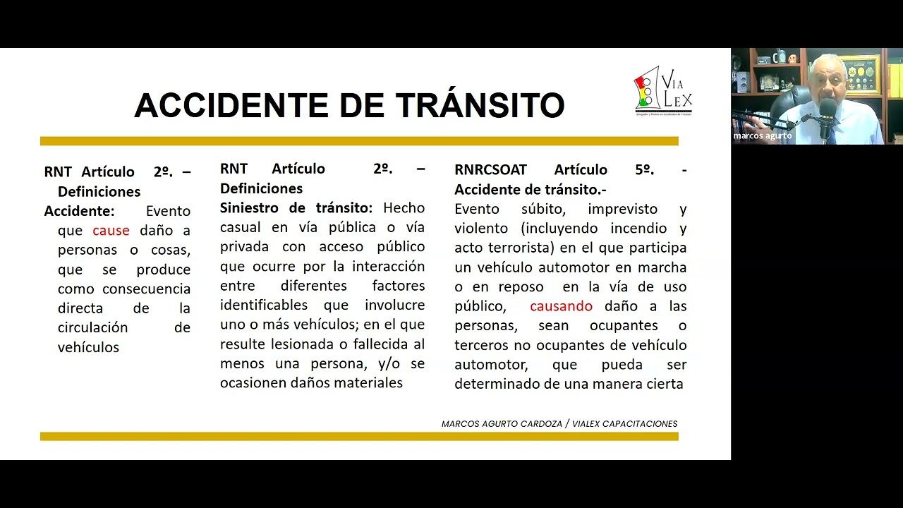 La responsabilidad civil y penal en accidentes de tr&aacute;nsito