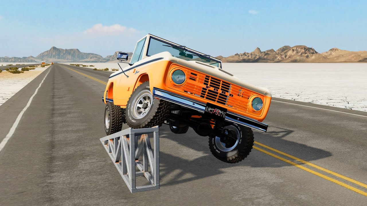 محاكي الحوادث : تدحرج السيارات بسرعة (6) 🚚🚘 BeamNG drive