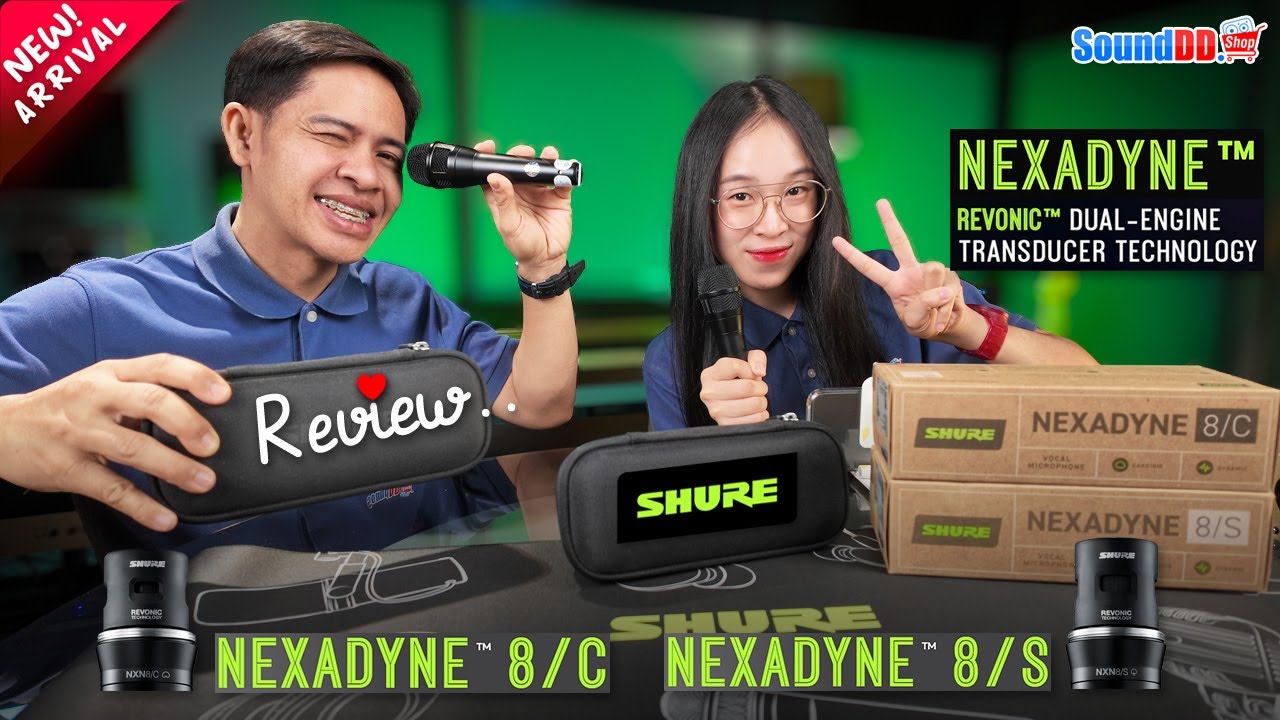 ใหม่!🎤SHURE NEXADYNE™ Series ที่มาพร่้อมเทคโนโลยีใหม่ล่าสุด ใช้ภาครับเสียงแบบ Revonic Technology™💯✨