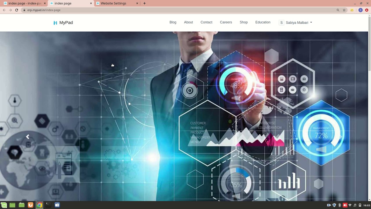 Building Web Page using ERPNext Page Builder - Website Module | ERPNext