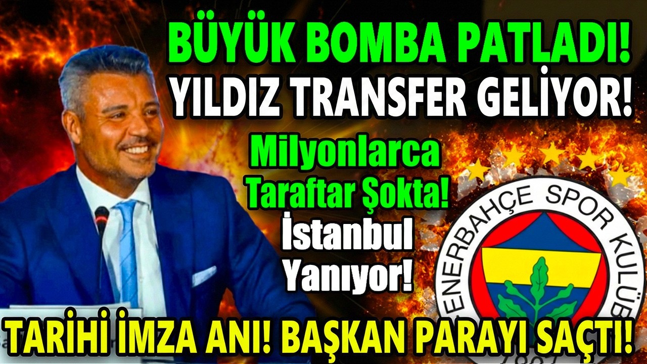 SARAN PARAYI BASTI KAPTI! FENERBAHÇE’YE 5 YILLIK DEV İMZA RESMEN GELDİ! HERKES ŞOKTA!