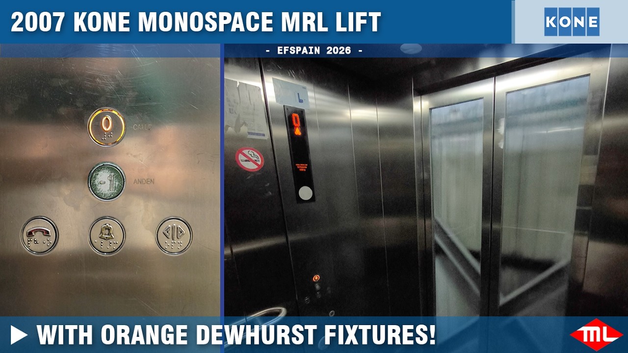 2007 KONE Monospace MRL lift @ ML Avenida de Europa, Pozuelo de Alarcón