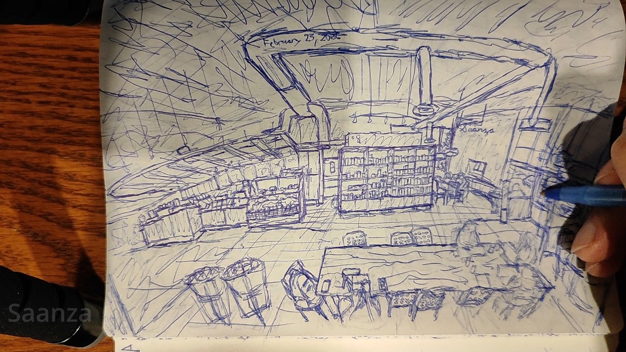 Coffee Shop Sketch