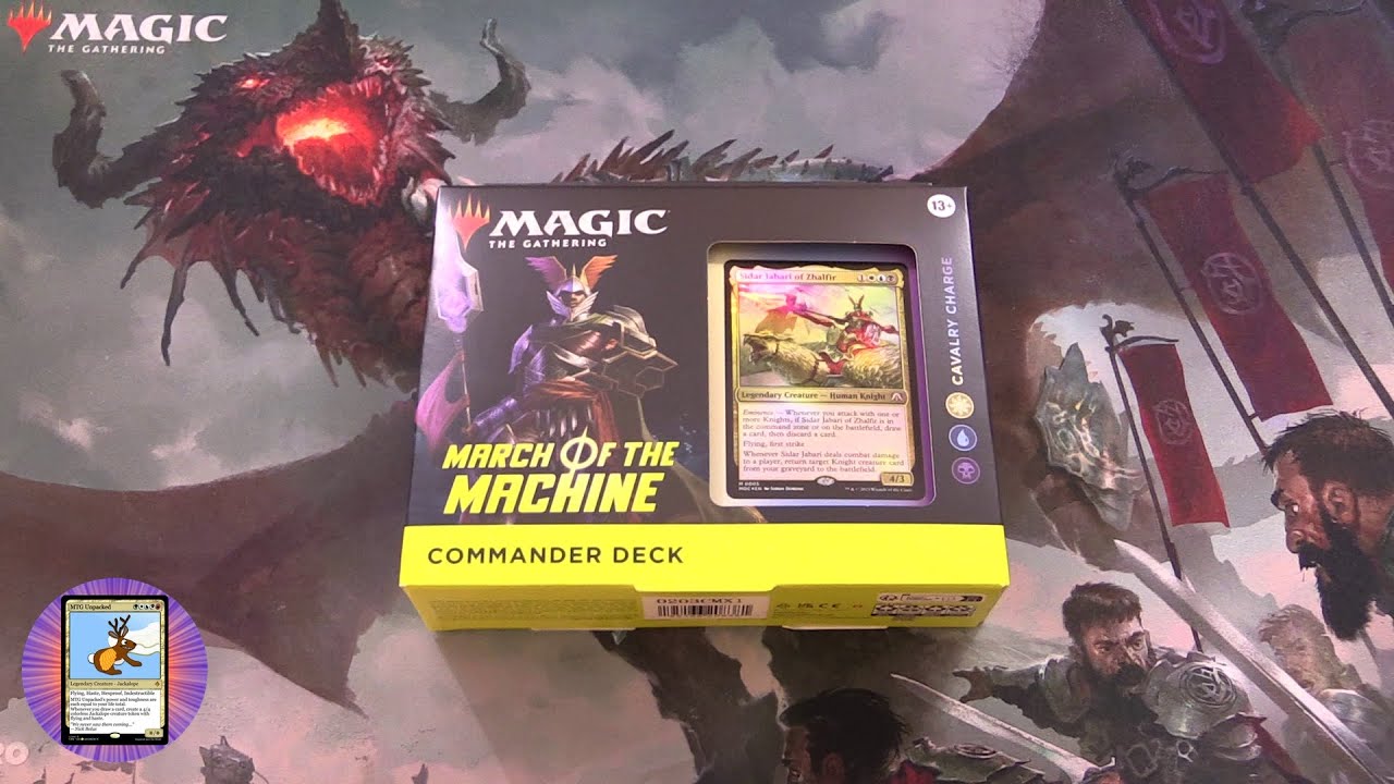 March of the Machine Commander Deck: Cavalry Charge Unboxed