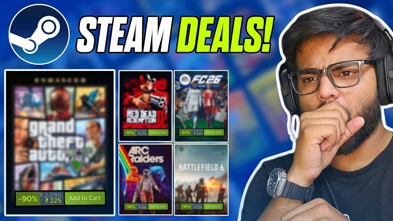 CHEAPEST GAMES TO BUY ON STEAM | BUY STEAM GAMES USING UPI | BLACK FRIDAY SALE 2025