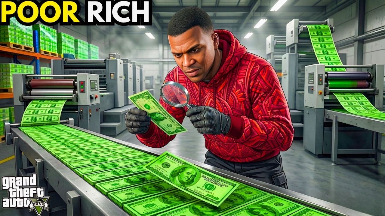 GTA 5 : Franklin Opened A Factory To Print Fake Notes In Gta 5 Tamil | Franklin Tamil