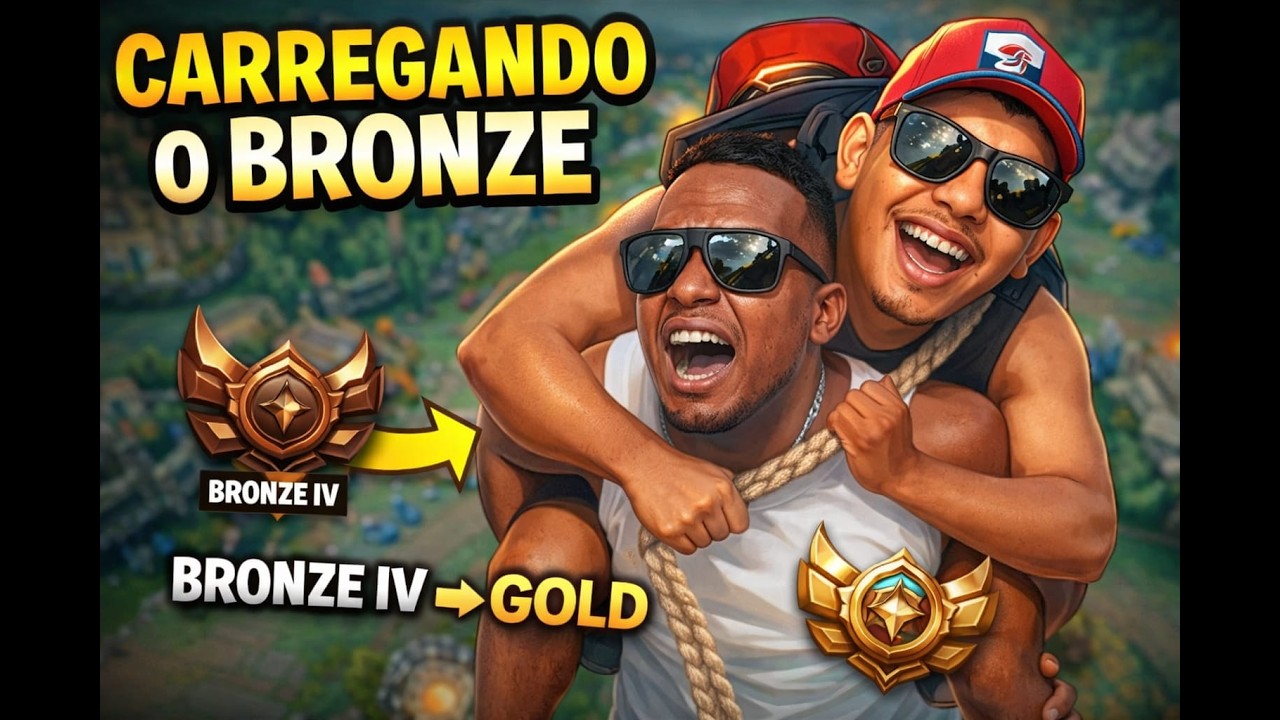 🔥 DESAFIO: DO GOLD AO DIAMANTE NO League of Legends 🔥