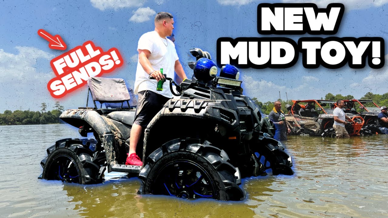 TAKING MY NEW CUSTOM POLARIS HIGHLIFTER MUDDING!