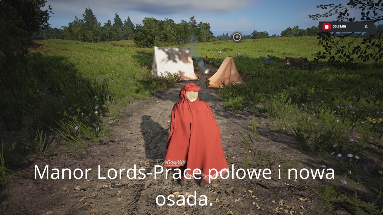 Manor Lords - Prace polowe i nowa osada.