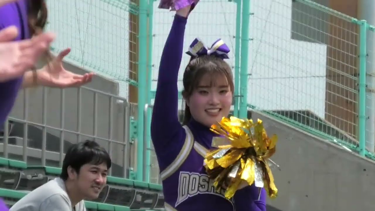 5/18【同志社応援席3】【延長12回の最後まで応援お疲れ様でした！】【同志社大學應援團野球応援】対関学1回戦 2024春