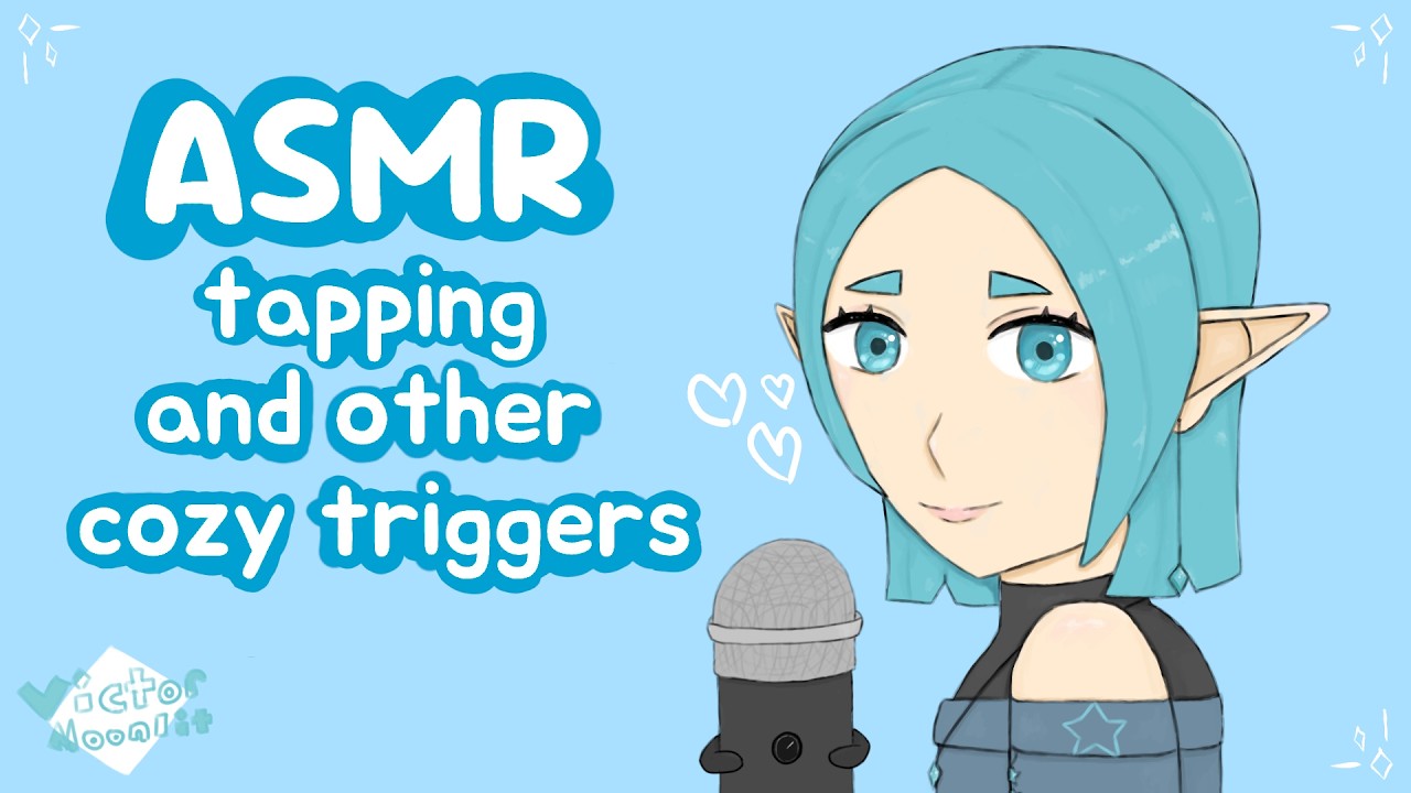 [ASMR] tapping ♡ scratching ♡ cozy trigger assortment