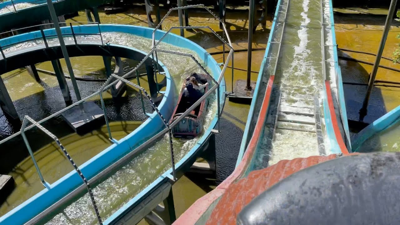 Oplev vandrutsjebane forlystelsen p&aring; Bakken/ waterslide in Bakken amusement park