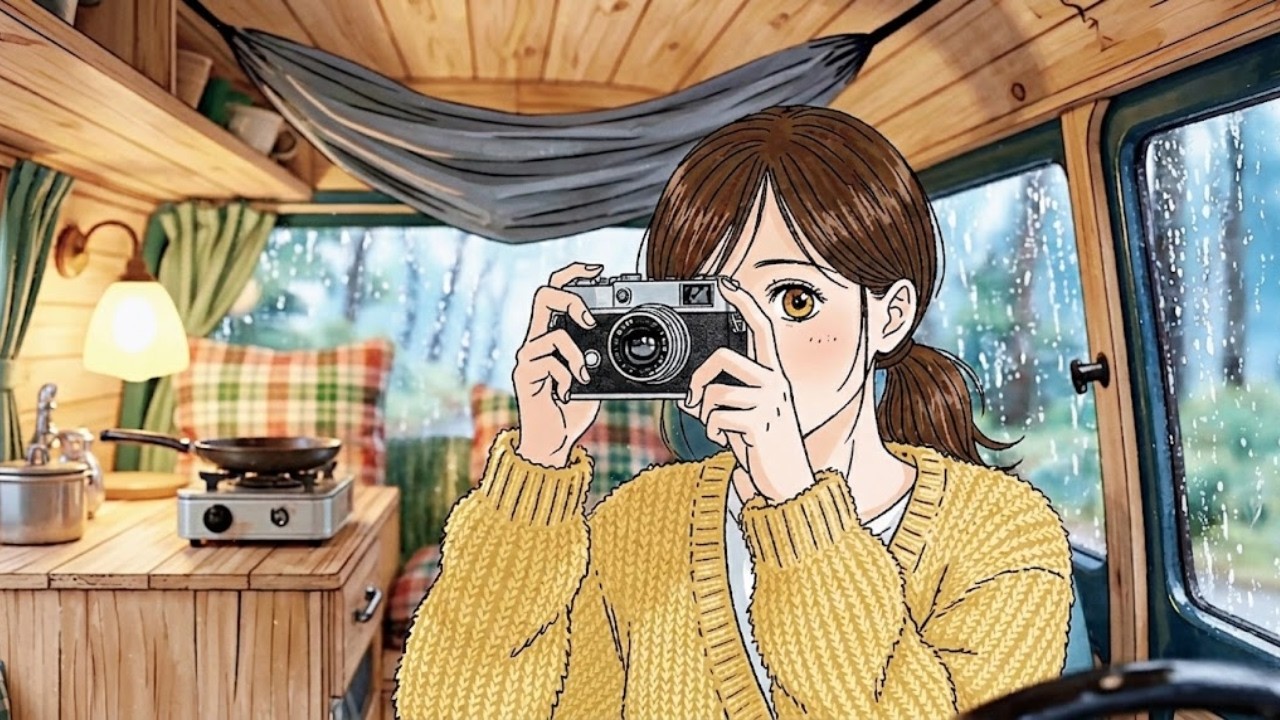 A Quiet Family Camping Trip in Our Mobile Home 🏕️ Relaxing Nature ASMR 家族のキャンピングカーと癒やしの自然音