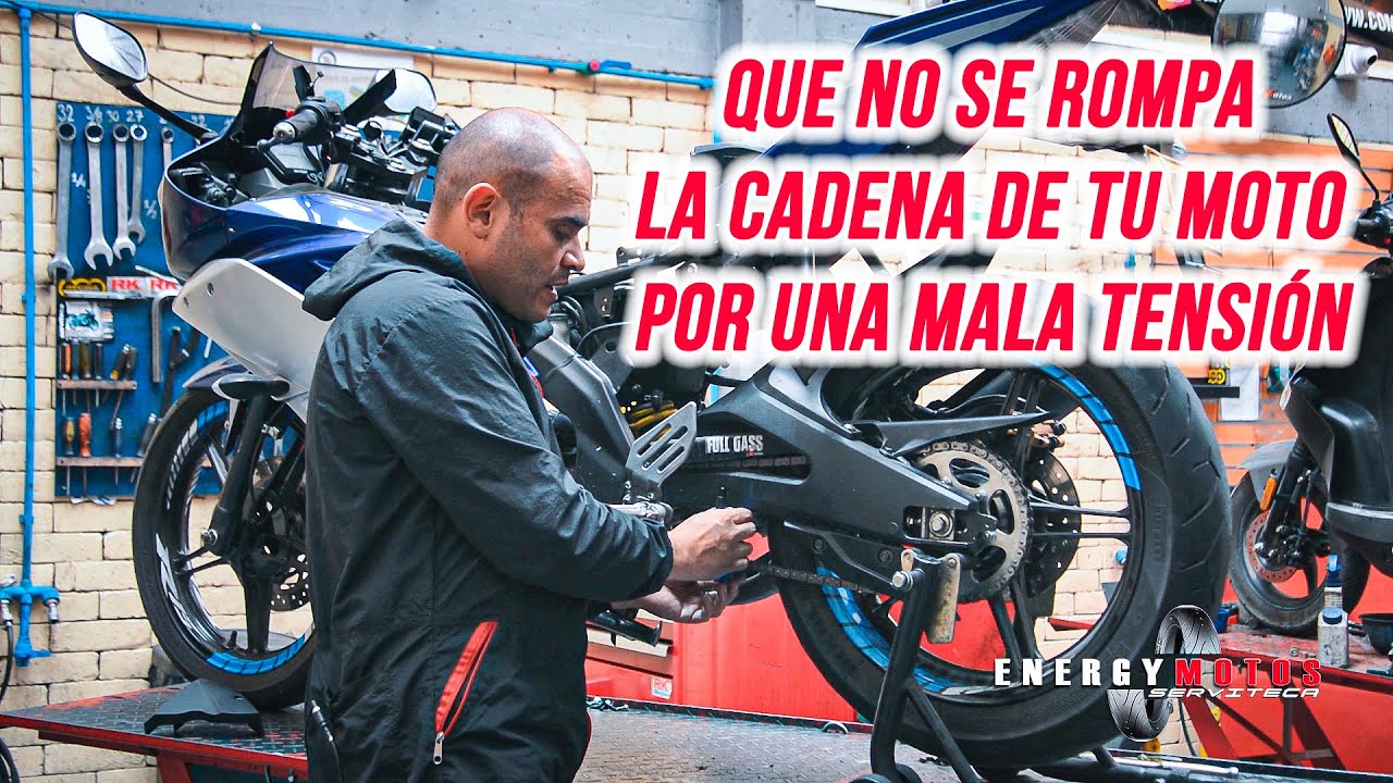 Cómo Tensionar La Cadena de Una Moto | Errores Comunes