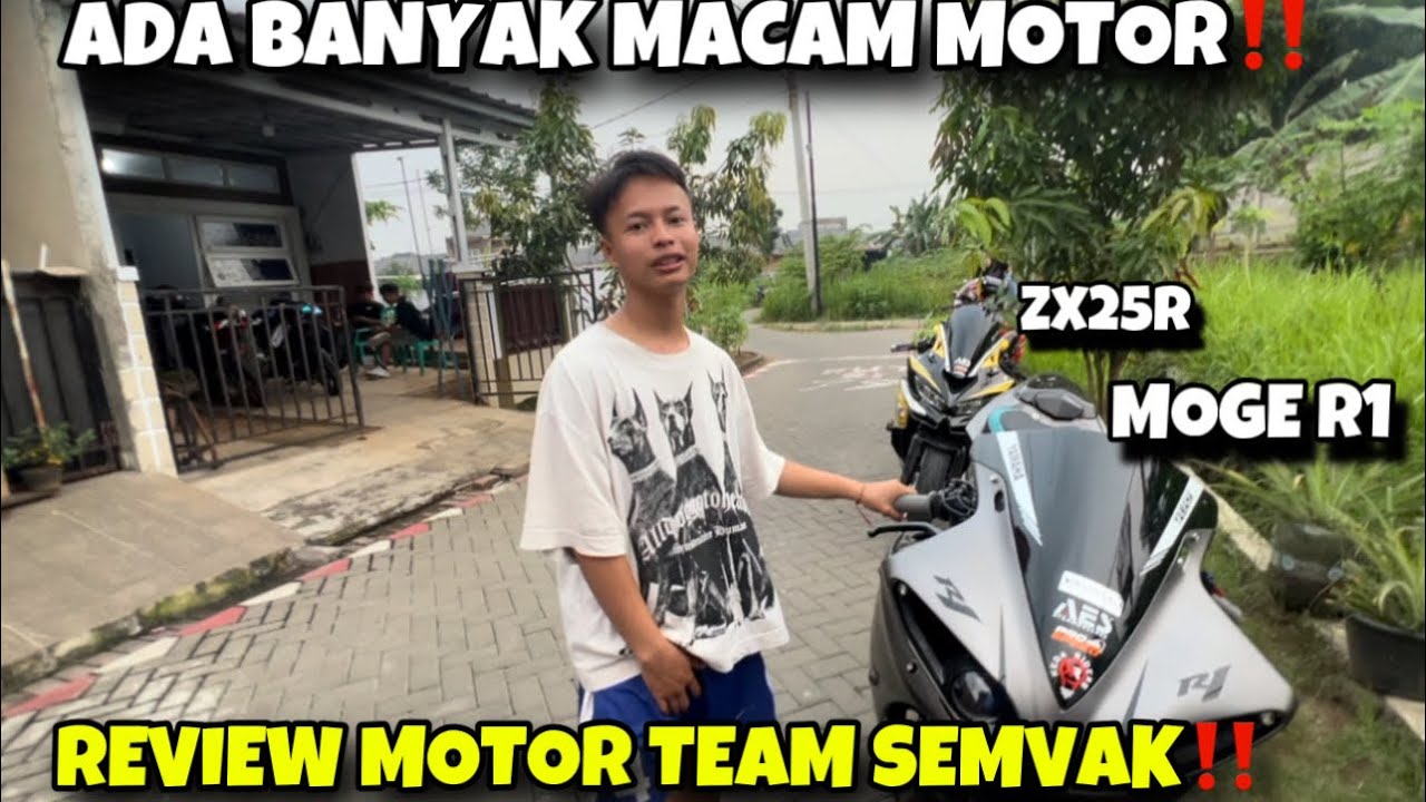REVIEW MOTOR TEAM SEMVAK‼️TAMPILAN BARU R1 AKANG MV