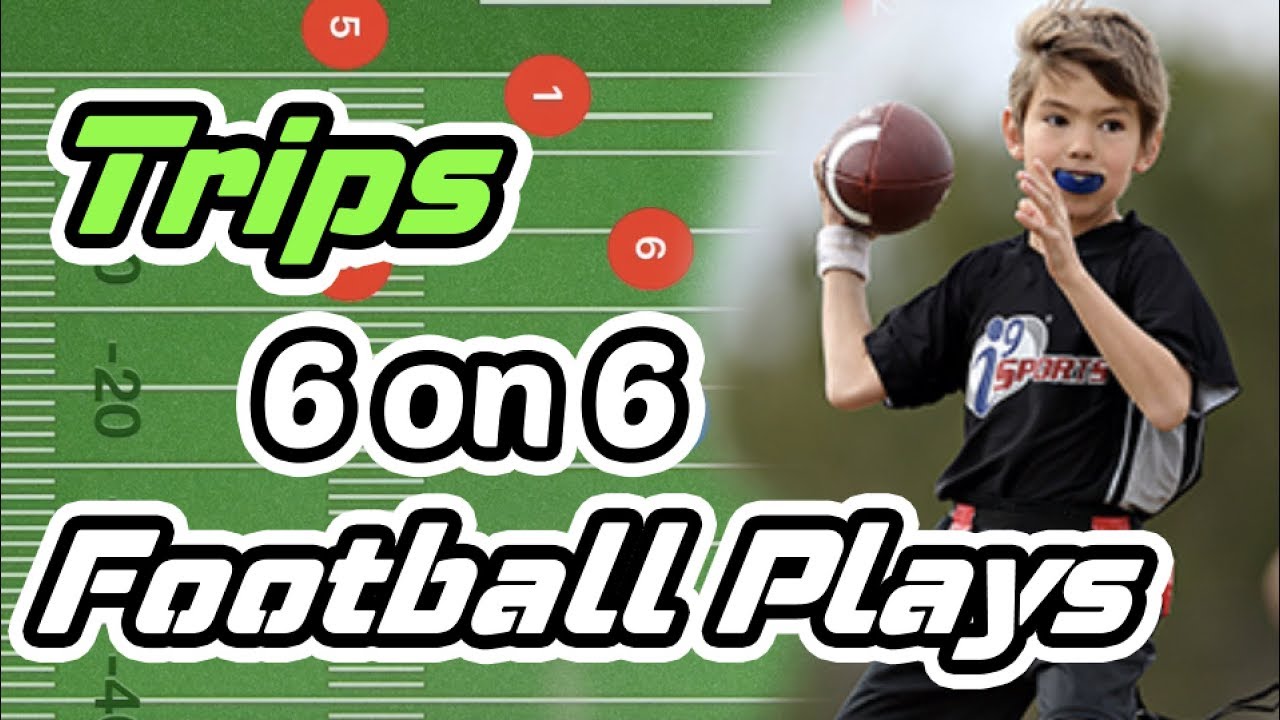 6 on 6 Trips Flag Football Plays