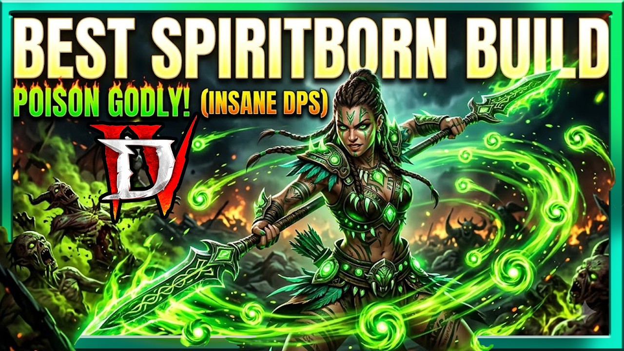 Diablo 4 Сезон 14 Лучший билд SpiritBorn PIT 150+ Counter Swarm Pestilence Swarm Руководство по б...