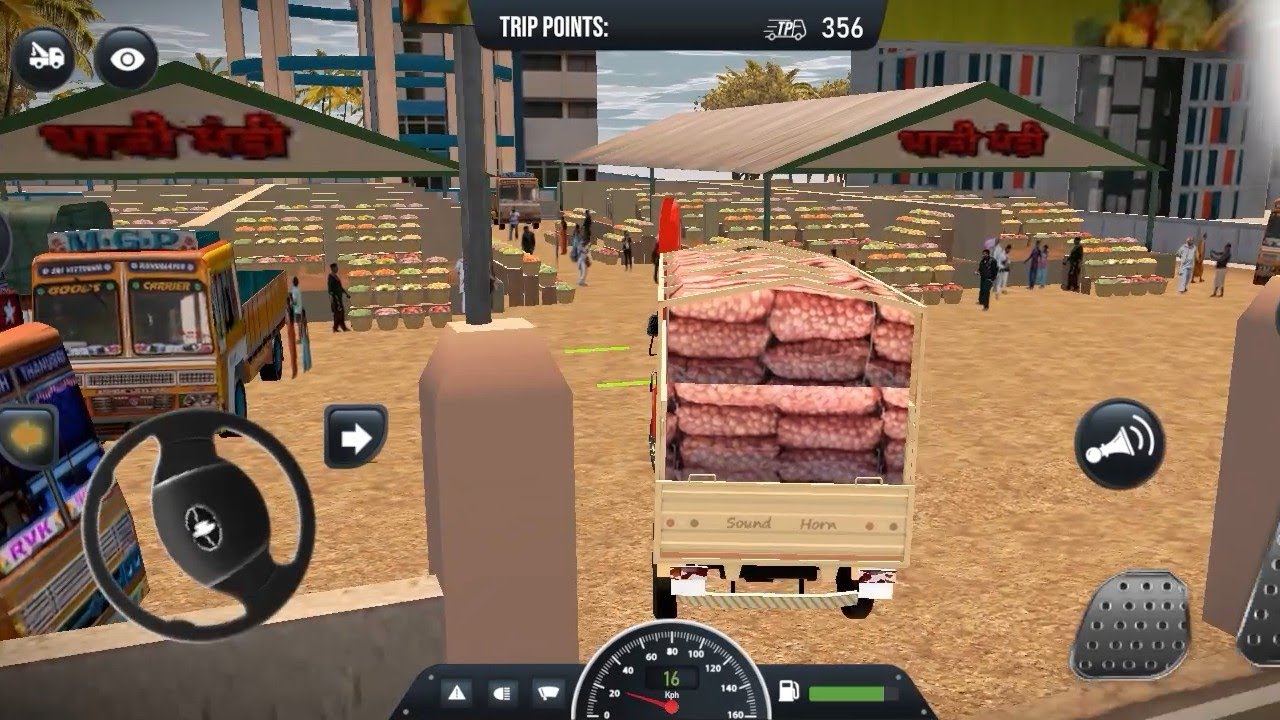 Markit 🧄pyaj trasport 🧅! Truck simulator ultimate erop3 Truck simulator iOS game play