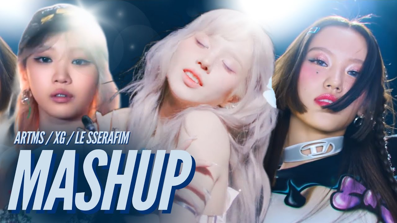 ARTMS x XG x LE SSERAFIM - Virtual Angel / Shooting Star / Easy [MASHUP]