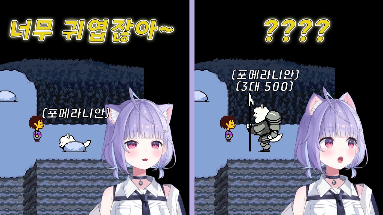 3대 500치는 강아지와 유레이