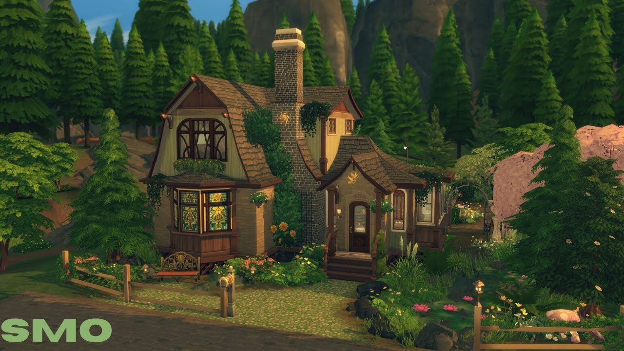 Garden Witch Cottage | Realm of Magic | Sims 4 Speed Build