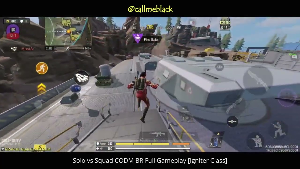 Solo vs Squad CODM BR Full Gameplay {Igniter Class} #codm