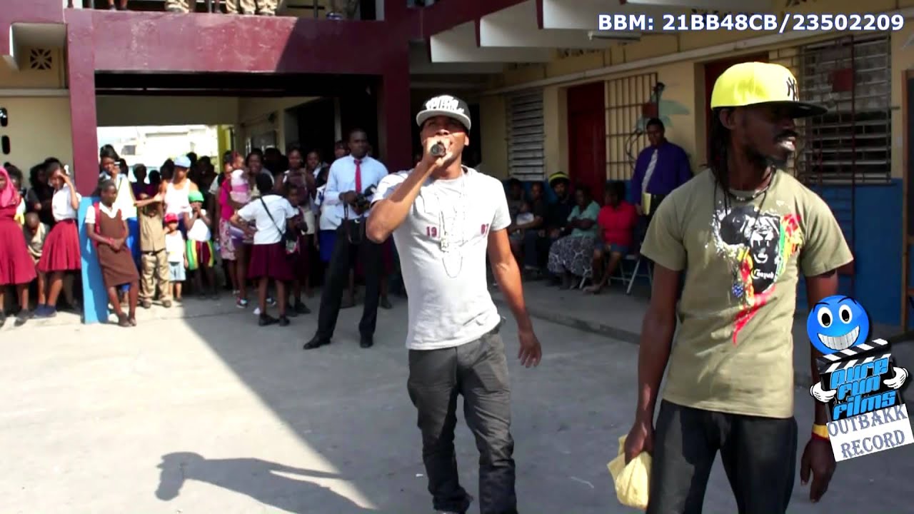Dexta Daps Performing At Seaview Gardens Primary | March 13, 2013 | Pure Fun Films