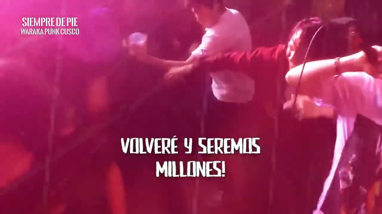 VOLVERÉ Y SEREMOS MILLONES - WarakaPunk Cusco (LIVE SESSION 2023)