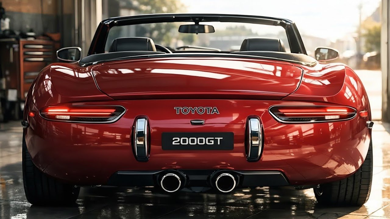  Toyota Stuns the World: The Legendary 2000GT Convertible Makes an Epic Comeback! 🔥