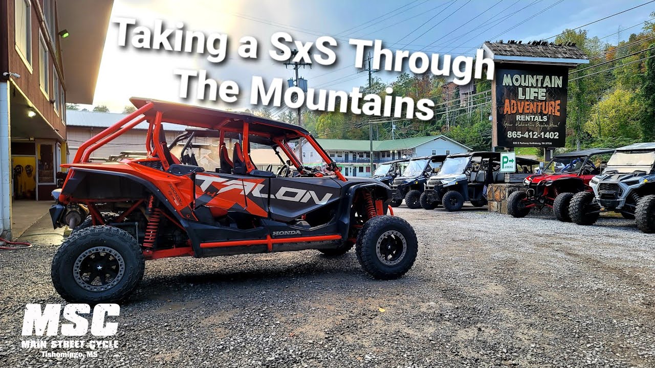 Blake was caught in a Honda Talon in the Mountains | Cades Cove in a SxS