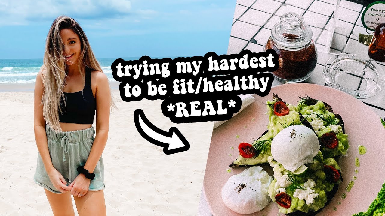 ACTUALLY get fit + healthy with me. (*REAL* i don't make it look easy lmao).