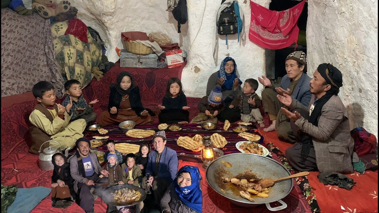 Life in the Caves of Bamyan | Traditional Cooking with a Local Family