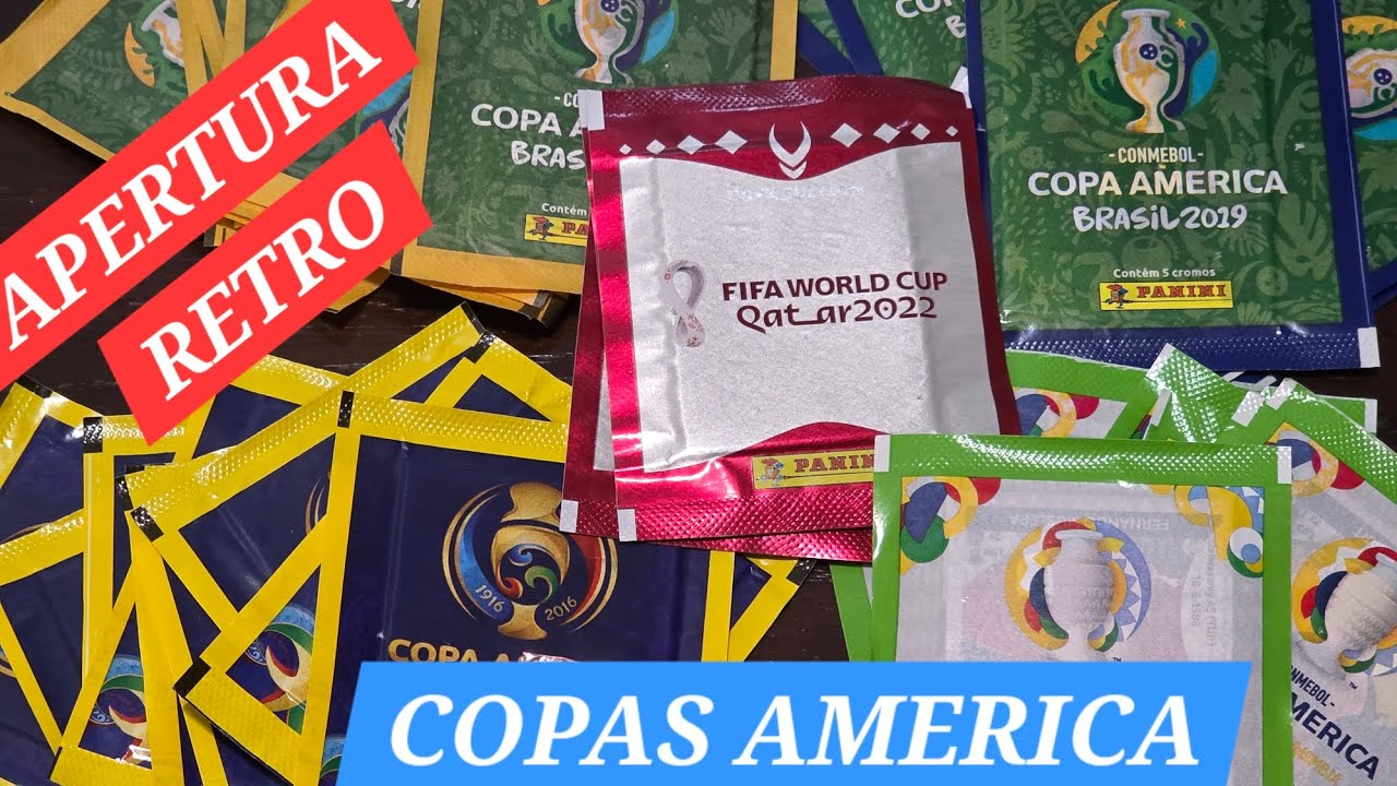 Copa América 2016 , 2019  y 2021🔥Abro 53 sobres de 6 ediciones distintas #asmr #unboxing #qatar2022