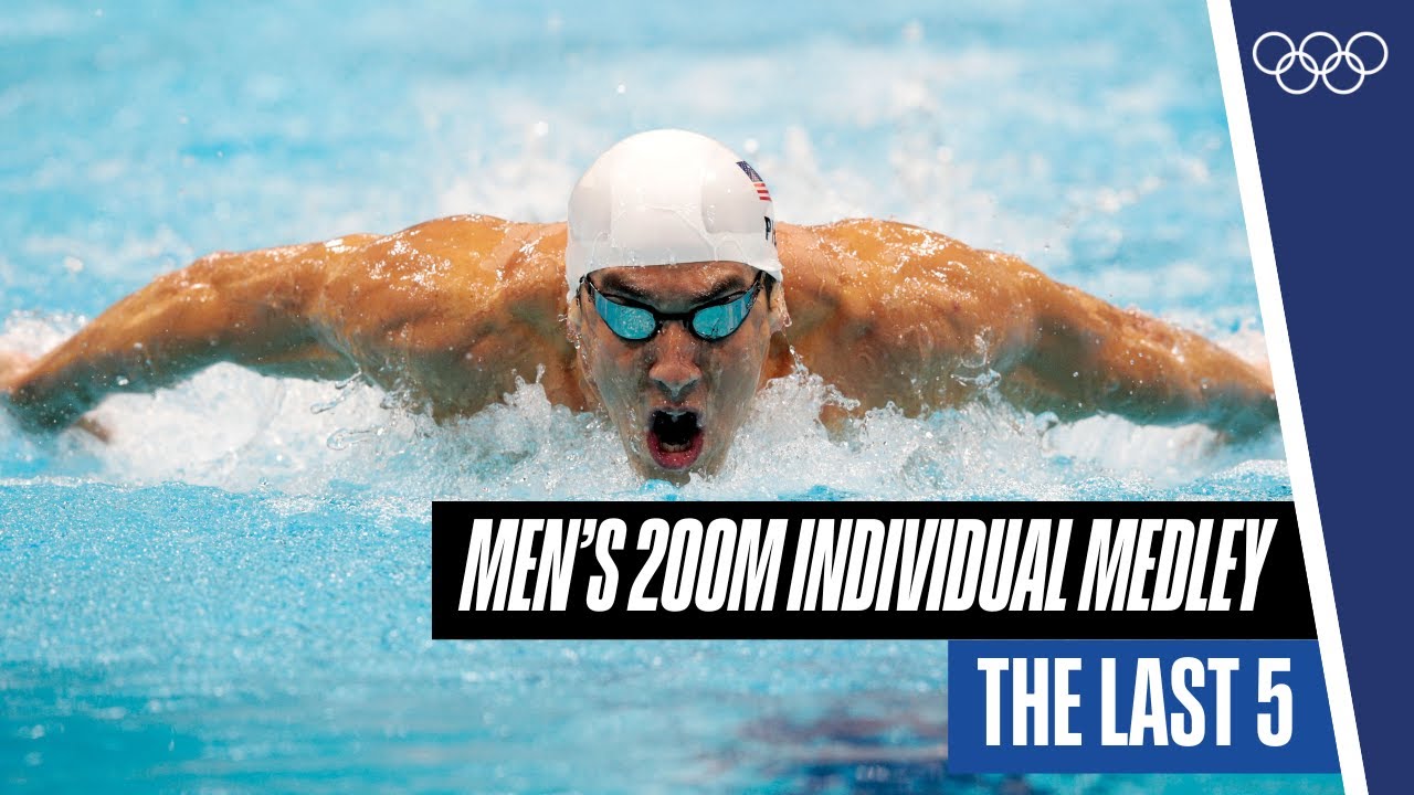 🏊🏼‍♂️ The last five Men's 200m individual medley 🥇