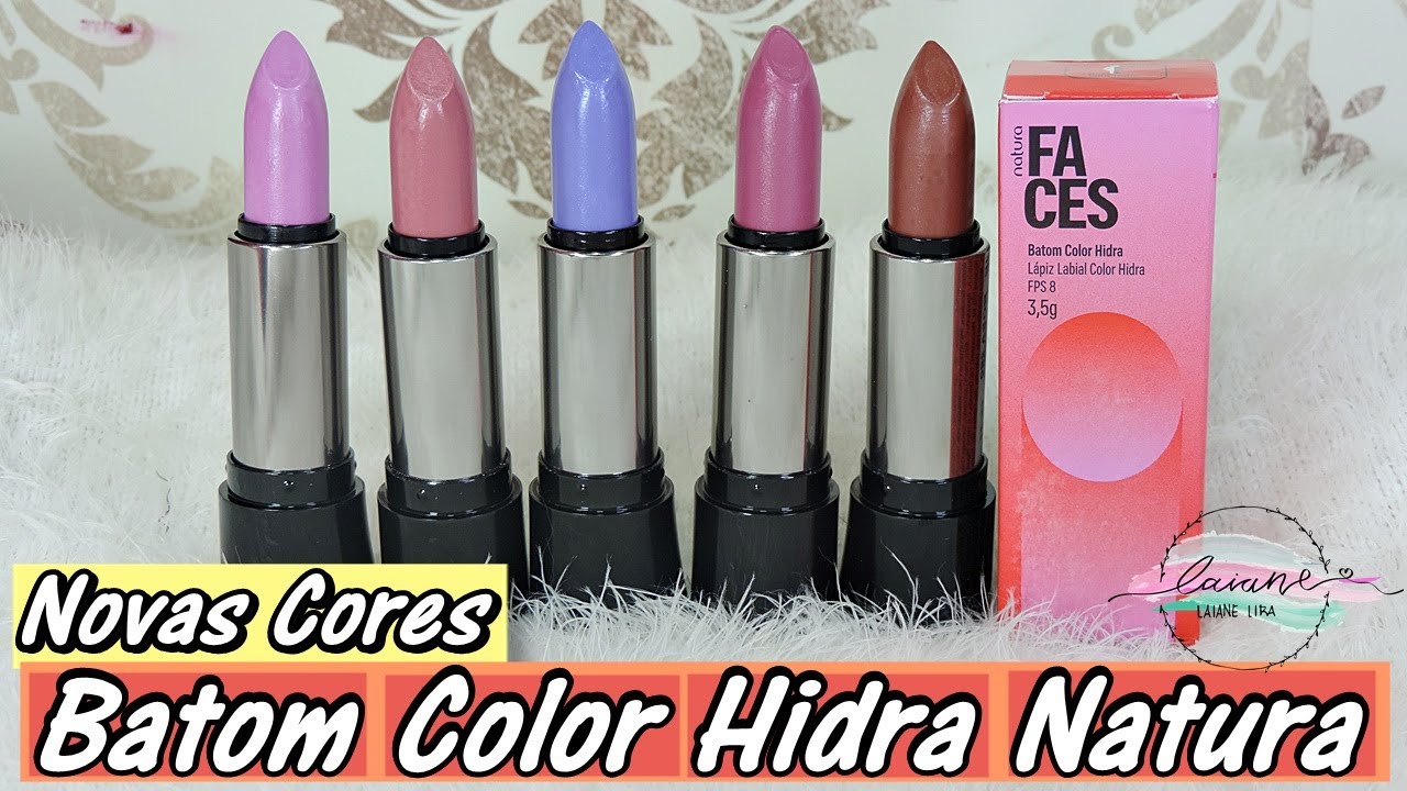 NOVAS CORES: BATOM COLOR HIDRA NATURA (Maio/2022) | LAIANE LIRA