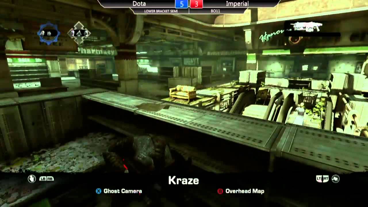 EGL5 : Gears of War 3 : Dota vs Imperial : Map 2 Part 2 - LB Semi Final