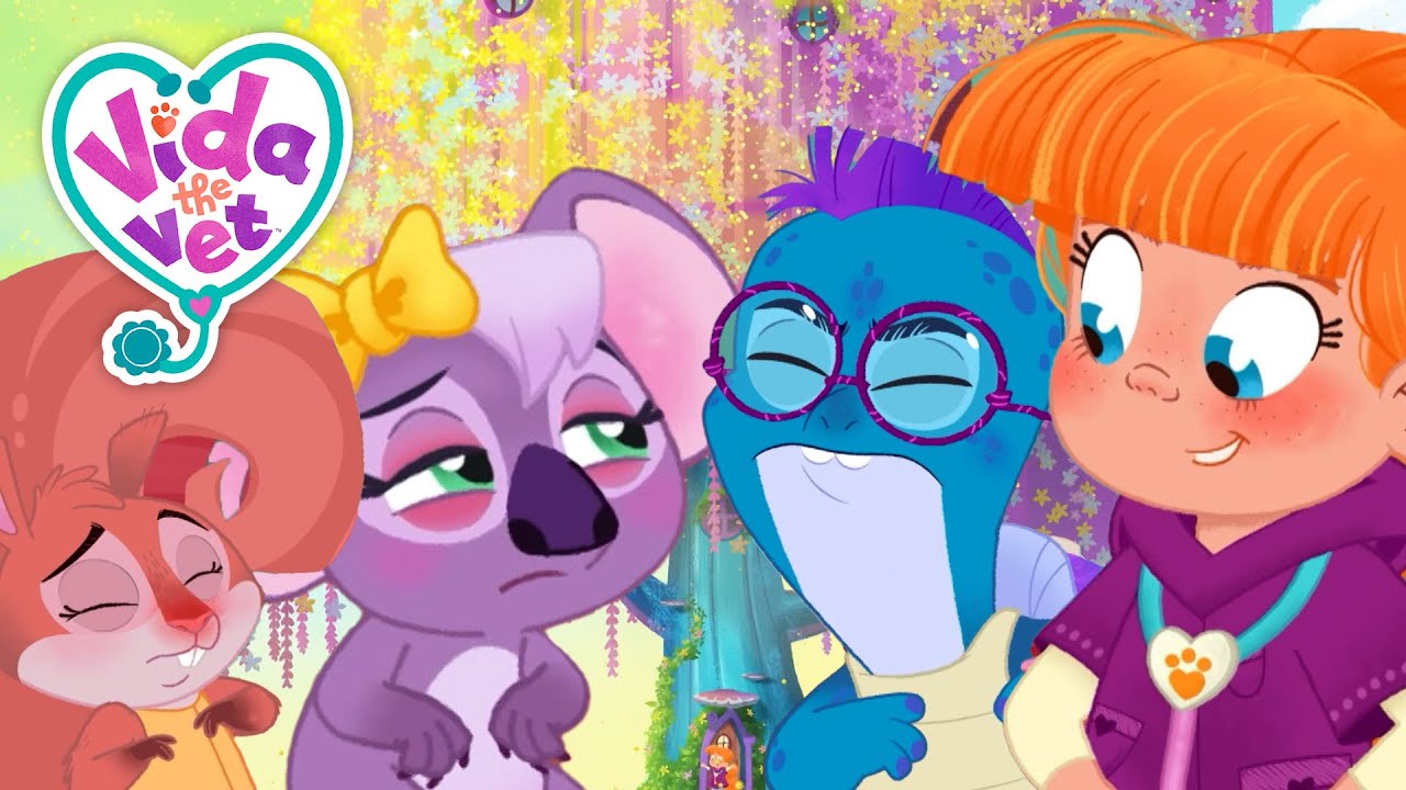 Winter Woes ❄️🍵: Vida Cares For Sick Friends | Vida The Vet | Holiday Cartoons For Kids