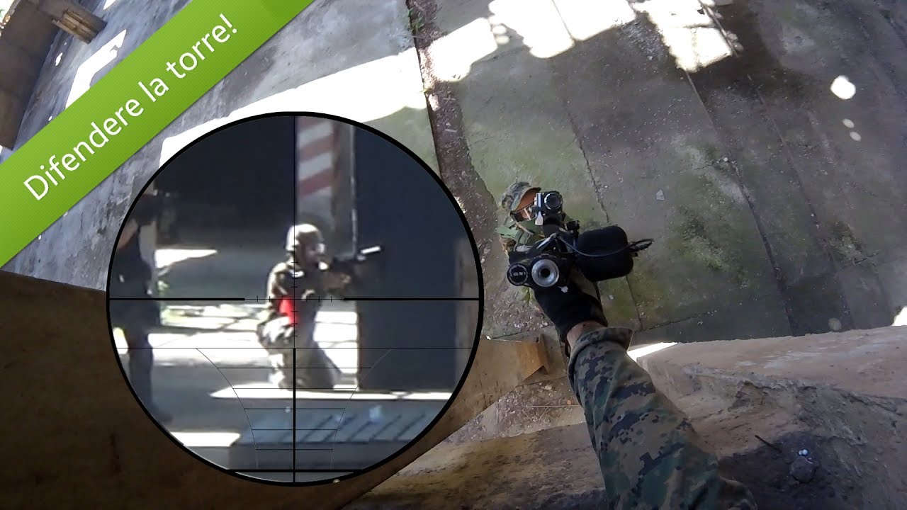 | Markstorm Airsoft | Camperare la torretta in urbano ! Sniper softair ita