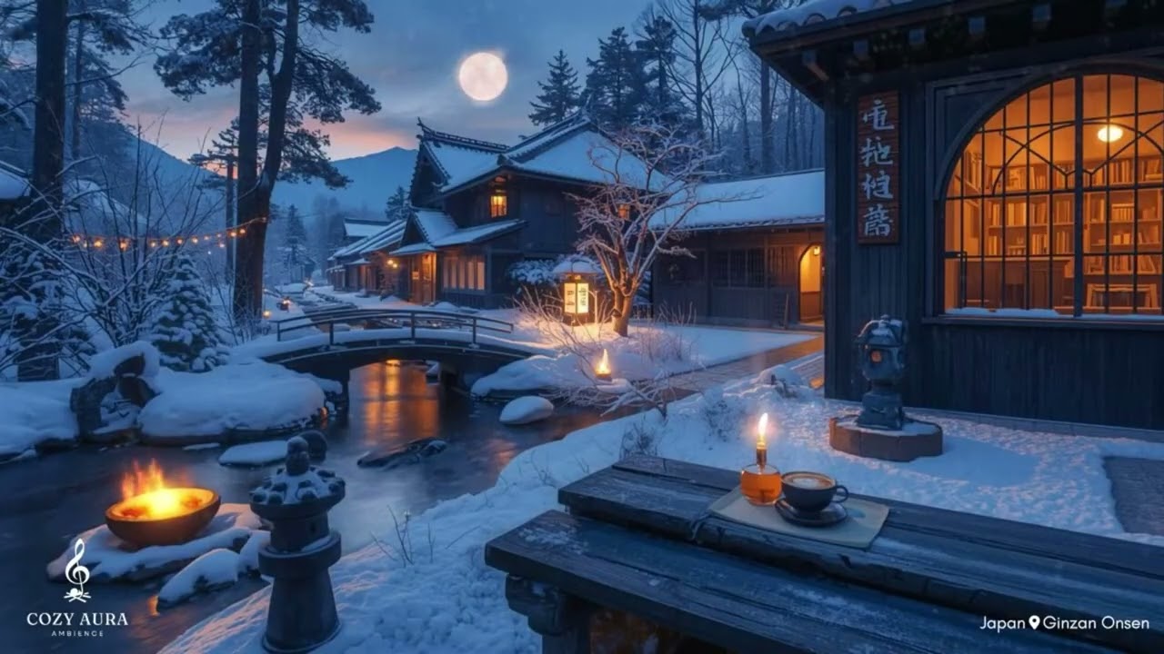 Копия альбома Smooth Jazz Winter in Japan Cozy Coffee Shop для работы, учебы и глубокого сна