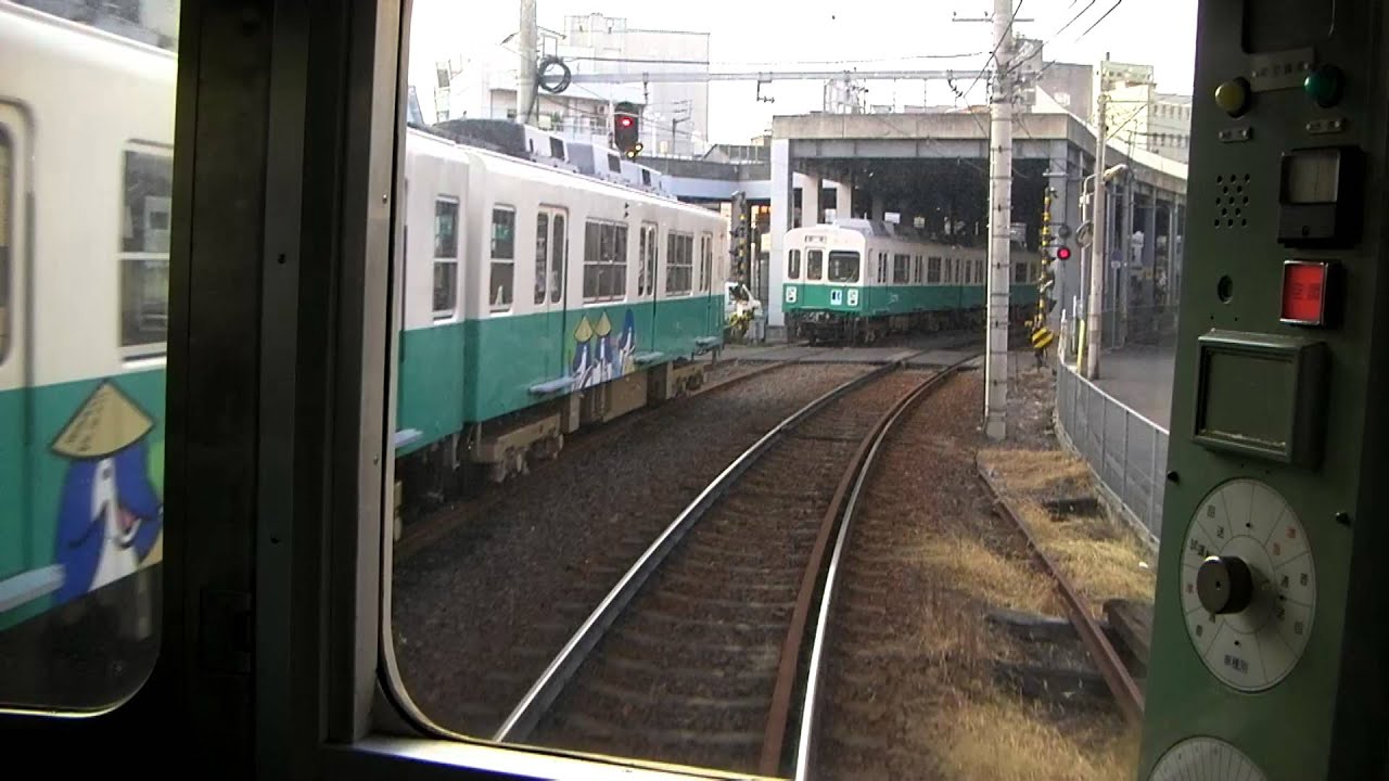 【琴電】長尾線・瓦町３番線で連結！？