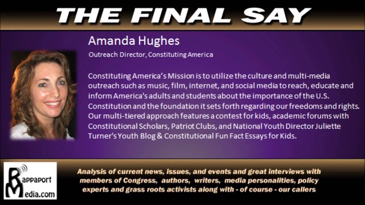 TFS - Amanda Hughes Interview 3-15-13 Live at CPAC 2013