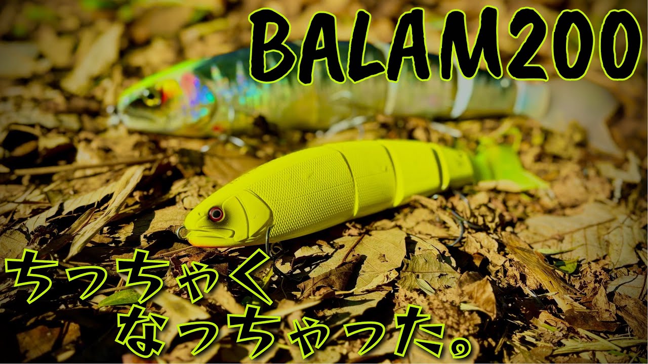 【バス釣り】ちっちゃくなってバラム200 ！どうよ？？