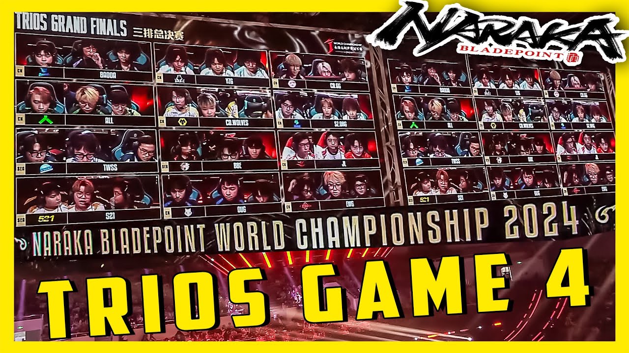 NARAKA: Bladepoint Pro Tournament Gameplay | J Cup Trios Grand Finals GAME 4