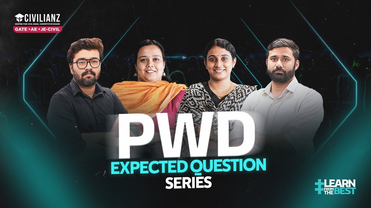 PWD AE Expected Question Series 🔥 GEOTECHNICAL ENGINEERING| LIVE Revision